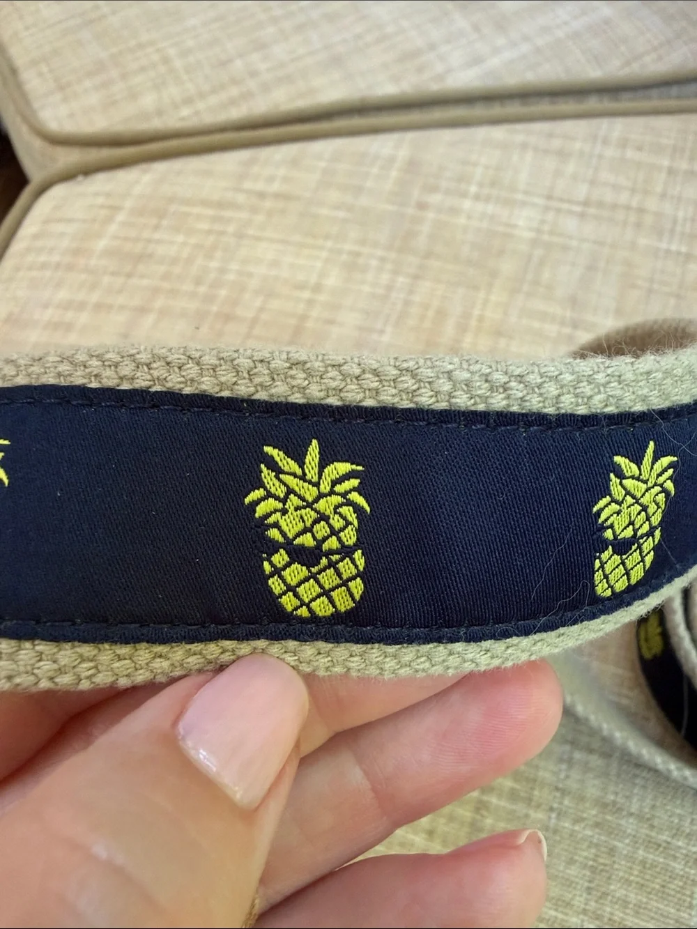 BOYS BELT WITH PINEAPPLES